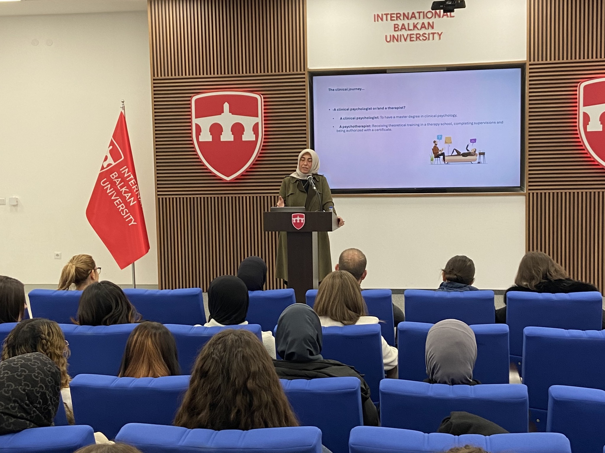 Seminar on “Post-Graduation Clinical Practices and Experiences in Psychology” with Dr. Ayşe Altunkaya Erdoğmuş held at IBU